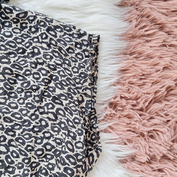 Retro Vintage 100% Silk Leopard Print Blouse Top - Picture 5 of 13